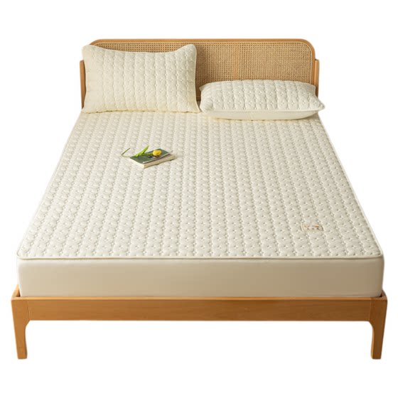 MUJI 2025 new Class A soybean cotton mattress cover for four seasons universal wet mattress protection cover MUJI 2025 new Class A soybean cotton mattress cover for four seasons universal wet mattress protection cover