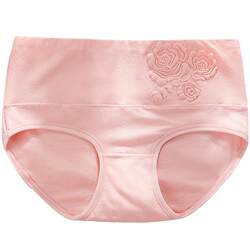 Mid-waist underwear women's pure cotton antibacterial tummy control briefs Mid-waist underwear women's pure cotton antibacterial tummy control briefs