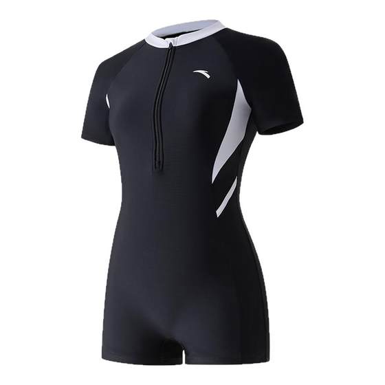 Anta one-piece flat corner swimsuit for women with slimming, flesh covering, buttocks lifting, sun protection, skin-friendly and breathable swimming training one-piece swimsuit
Anta one-piece flat corner swimsuit for women with slimming, flesh covering, buttocks lifting, sun protection, skin-friendly and breathable swimming training one-piece swimsuit