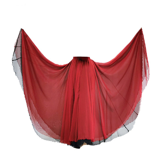 Two-color classical dance skirt for women flowing training clothes for 720 degree tile swaying skirt performance clothes long skirt
Two-color classical dance skirt for women flowing training clothes for 720 degree tile swaying skirt performance clothes long skirt