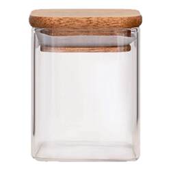 Square mini glass tea can tea room B&B tea can Square mini glass tea can tea room B&B tea can