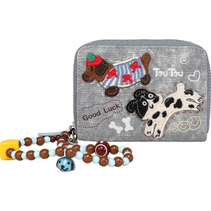 TOUTOU new denim wallet puppy card bag multi card size large-capacity certificate storage coin wallet gift women's model 
TOUTOU new denim wallet puppy card bag multi card size large-capacity certificate storage coin wallet gift women's model