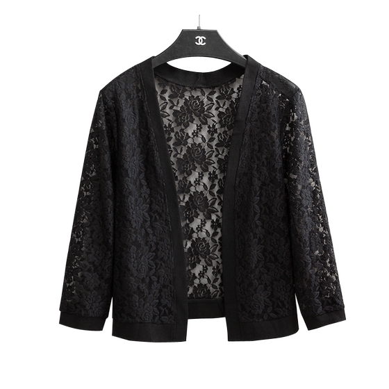 Mom pretend to be lace small shawl short jacket, female summer new sunscreen jacket with cheongsam skirt with a cardigan thin
Mom pretend to be lace small shawl short jacket, female summer new sunscreen jacket with cheongsam skirt with a cardigan thin
