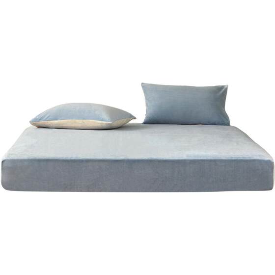 Mercury Home Textile Class A Antistatic Milk Fleece Bedding Cover Single-piece Autumn and Winter Warm Fleece Warm Mattress Protection Cover 25 New Products Mercury Home Textile Class A Antistatic Milk Fleece Bedding Cover Single-piece Autumn and Winter Warm Fleece Warm Mattress Protection Cover 25 New Products