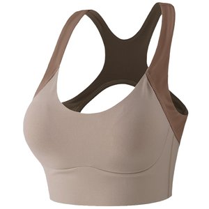 Fitness girl upgrades sports underwear high shockproof gathered drooping yoga vest all -in -one running bra Fitness girl upgrades sports underwear high shockproof gathered drooping yoga vest all -in -one running bra