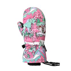 Gouski children's ski gloves quilted warm new style Gouski children's ski gloves quilted warm new style