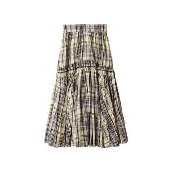 LILYBROWN high waist pleated spliced skirt LILYBROWN high waist pleated spliced skirt