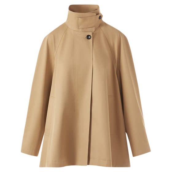 Langzi Europe EiLEEN ELITEE camel pure cotton A silhouette short windbreaker jacket 2025 autumn new style
Langzi Europe EiLEEN ELITEE camel pure cotton A silhouette short windbreaker jacket 2025 autumn new style