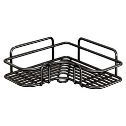 Triangular design bathroom storage rack without drilling holes Triangular design bathroom storage rack without drilling holes