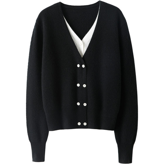 If you like it, just stamp your feet! Double V-neck pure cashmere cardigan for women pure cashmere sweater knitted cardigan jacket autumn and winter
If you like it, just stamp your feet! Double V-neck pure cashmere cardigan for women pure cashmere sweater knitted cardigan jacket autumn and winter