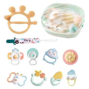 Aobei baby hand-rock toy baby teething glue can be bitten in freshmen early education grinding June grasping training gift box 
Aobei baby hand-rock toy baby teething glue can be bitten in freshmen early education grinding June grasping training gift box
