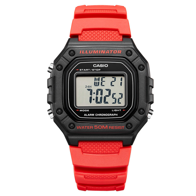 Reloj Casio W-218h-4b Digital Quartz Hombre y Mujer