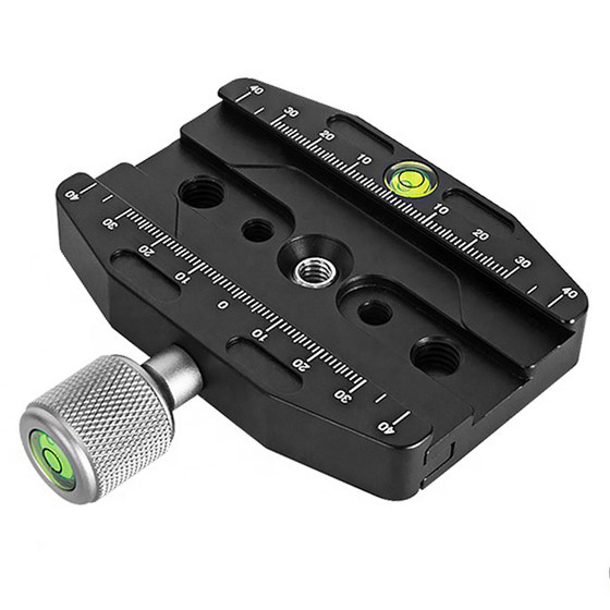 Aluminum alloy quick-installation plate clip holder, universal tripod gimbal base, photography SLR camera quick-disassembly adapter clip holder
Aluminum alloy quick-installation plate clip holder, universal tripod gimbal base, photography SLR camera quick-disassembly adapter clip holder