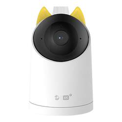 Hongmeng Smart Selection 4K ultra-clear 8 million Puffin smart camera 360 degrees no blind spots home mobile phone remote indoor wireless monitoring pet baby high-definition photography Hongmeng Smart Selection 4K ultra-clear 8 million Puffin smart camera 360 degrees no blind spots home mobile phone remote indoor wireless monitoring pet baby high-definition photography