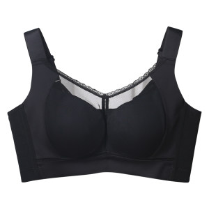 Seamless large breasts showing small breasts full cup thin large size push-up breast support adjustable bra Seamless large breasts showing small breasts full cup thin large size push-up breast support adjustable bra
