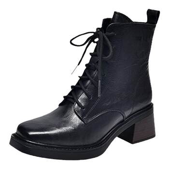 Da Yaya Large size Women's Shoes Fashion Rough Martin Boots
 Da Yaya Large size Women's Shoes Fashion Rough Martin Boots