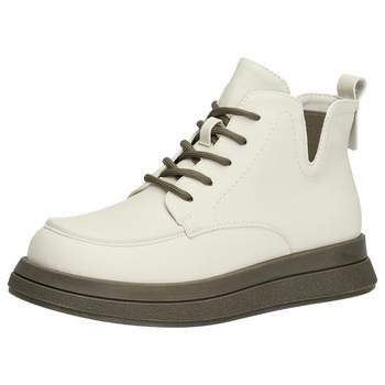 Gomeki French nude boots thin boots Martin boots 
Gomeki French nude boots thin boots Martin boots