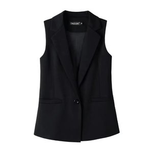 New vest 2025 women's spring and autumn outfits wear versatile Korean style suits for women's spring horse clip vest women's outerwear 
New vest 2025 women's spring and autumn outfits wear versatile Korean style suits for women's spring horse clip vest women's outerwear