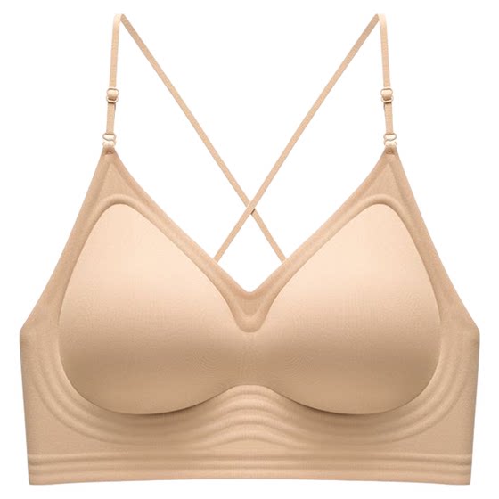 Neck halter hanger beautiful back lingerie women's small breasts gathered and topped with cross U-shaped backless liquid foundation invisible and traceless bra 
Neck halter hanger beautiful back lingerie women's small breasts gathered and topped with cross U-shaped backless liquid foundation invisible and traceless bra