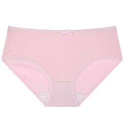 Women's pure cotton crotch low waist lace less traceless triangle underwear Women's pure cotton crotch low waist lace less traceless triangle underwear