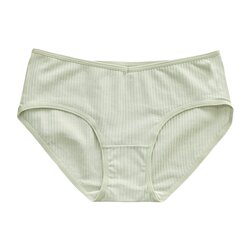 Diary slimming cotton solid color mid-low waist underwear Diary slimming cotton solid color mid-low waist underwear