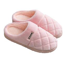 Women's thick-soled cotton slippers for autumn and winter cute home use Women's thick-soled cotton slippers for autumn and winter cute home use