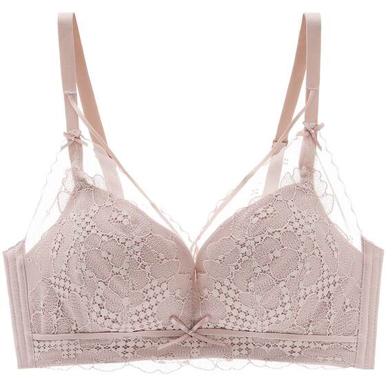 Fenteng Steel Ring Free Bra Lace Women's Side Breast Small Breast Bra Top Support Anti sagging Sexy Gathering Women's Underwear Fenteng Steel Ring Free Bra Lace Women's Side Breast Small Breast Bra Top Support Anti sagging Sexy Gathering Women's Underwear