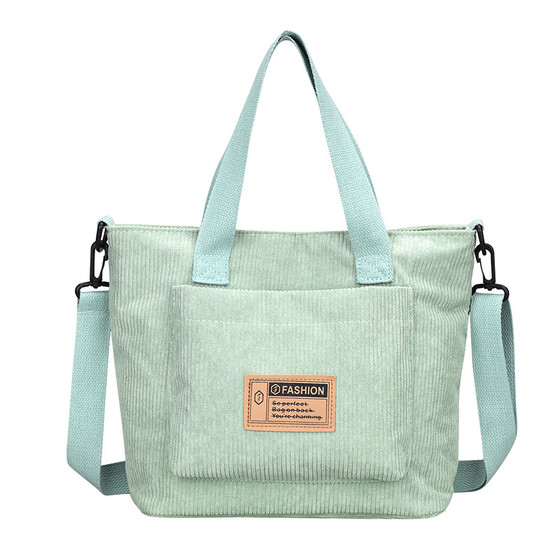 Large-capacity corduroy shoulder bag, new student tutoring bag, crossbody handbag, casual Japanese travel mother bag
Large-capacity corduroy shoulder bag, new student tutoring bag, crossbody handbag, casual Japanese travel mother bag