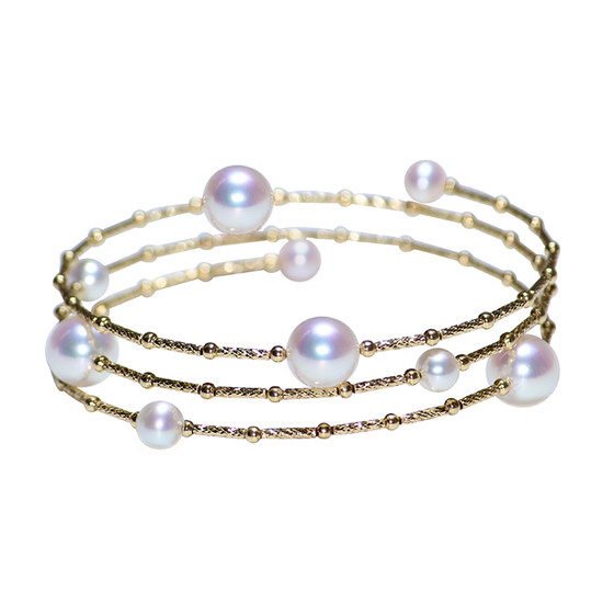 Imported Japanese natural seawater akoya pearl bracelet bracelet 18k gold multi-layer elastic hand ring size bead mix
Imported Japanese natural seawater akoya pearl bracelet bracelet 18k gold multi-layer elastic hand ring size bead mix
