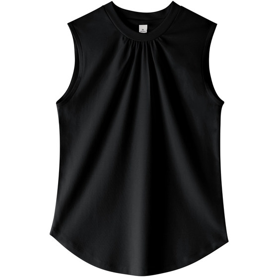 Black sleeveless T -shirt Female can wear slim slimness, thin inside, versatile thread vest, foreign size big size bottoming shirt summer
Black sleeveless T -shirt Female can wear slim slimness, thin inside, versatile thread vest, foreign size big size bottoming shirt summer