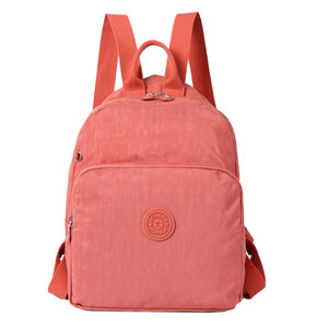 Women's backpack nylon cloth waterproof simple fashionable and versatile lightweight multi-pocket travel small backpack to work and shopping 
Women's backpack nylon cloth waterproof simple fashionable and versatile lightweight multi-pocket travel small backpack to work and shopping