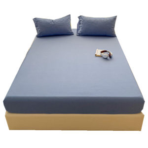 Class A 100% wash cotton bed cover pure cotton solid color bed cover sheet set cotton Simmons mattress protective cover bed cover Class A 100% wash cotton bed cover pure cotton solid color bed cover sheet set cotton Simmons mattress protective cover bed cover