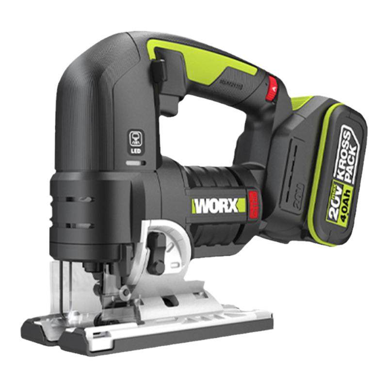 Worx Gergaji Ukir Isi Ulang Alat Pemotong Kayu Portabel