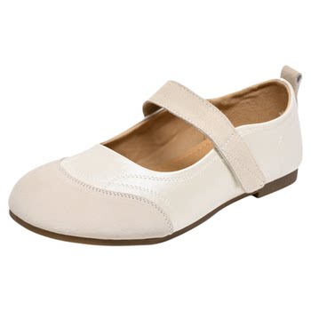 Da Yaya Large Size Women's Shoes Cowhide Mary Zhen Small Single Shoes Da Yaya Large Size Women's Shoes Cowhide Mary Zhen Small Single Shoes