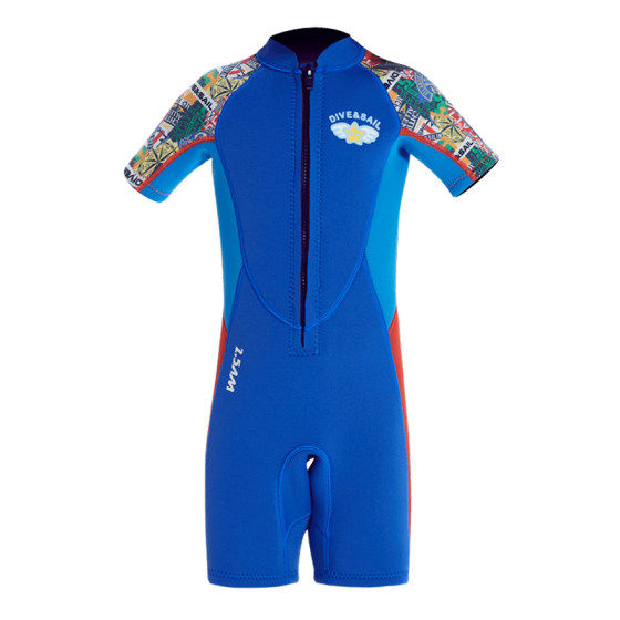 DIVE/SAIL Children's Swimsuit Thicked Warm Girls Long -sleeved Surfing Sunshine Swiping Baby Boy Boy Diving DIVE/SAIL Children's Swimsuit Thicked Warm Girls Long -sleeved Surfing Sunshine Swiping Baby Boy Boy Diving