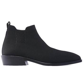 MALOVE casual thick heel square head Chelsea boots 
MALOVE casual thick heel square head Chelsea boots