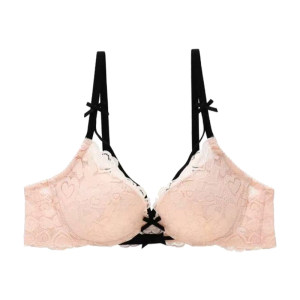 Sexy lace cross-lingered underwear for women with small breasts gathered to show large breasts and anti-sagging pure desire bra set 
Sexy lace cross-lingered underwear for women with small breasts gathered to show large breasts and anti-sagging pure desire bra set