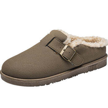 Human-made cotton shoes are warm and velvet thickened to increase height Human-made cotton shoes are warm and velvet thickened to increase height