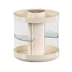 Cosmetics storage box, high-end dressing table, skin care product storage rack, rotating dust-proof large-capacity desktop storage box Cosmetics storage box, high-end dressing table, skin care product storage rack, rotating dust-proof large-capacity desktop storage box