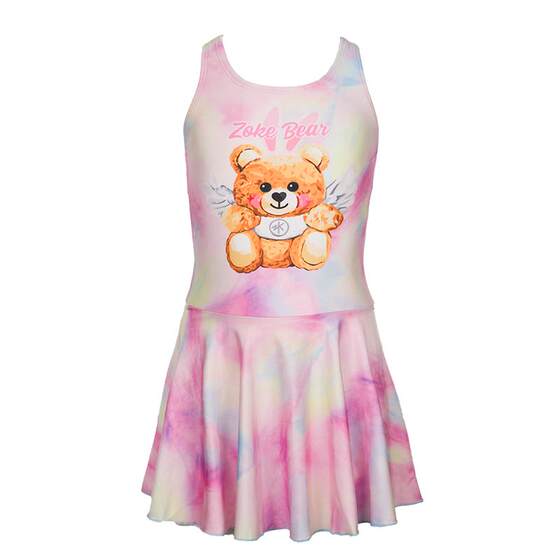 Zhuke children's swimsuit one-piece flat corner sun protection cool Lomi girl swimming training quick-drying vacation mid-large children's suit Zhuke children's swimsuit one-piece flat corner sun protection cool Lomi girl swimming training quick-drying vacation mid-large children's suit