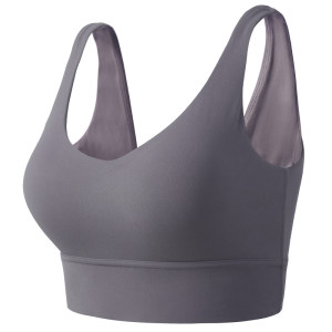 Cloud shell Sports underwear female new V -neck shock prevention gathered auxiliary breast fitness bra Cloud shell Sports underwear female new V -neck shock prevention gathered auxiliary breast fitness bra