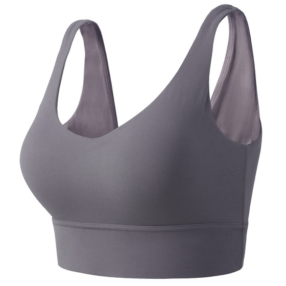 Cloud shell Sports underwear female new V -neck shock prevention gathered auxiliary breast fitness bra Cloud shell Sports underwear female new V -neck shock prevention gathered auxiliary breast fitness bra