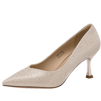 Bread wedding shoes banquet shoes bride shoes Okang
 Bread wedding shoes banquet shoes bride shoes Okang