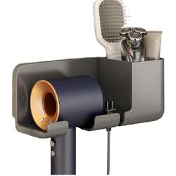 Hair dryer storage rack without punching wall-mounted bracket Hair dryer storage rack without punching wall-mounted bracket