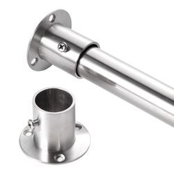 Clothes rod Clothes rod Stainless steel flange seat holder Clothes rod Clothes rod Stainless steel flange seat holder