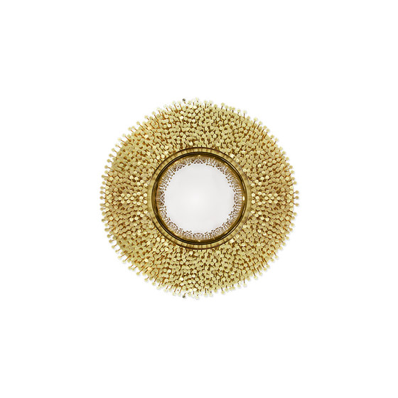 Mirror wall hanging metal living room designer circular decorative mirror villa high-end living room bronze mirror high-end wall hanging
Mirror wall hanging metal living room designer circular decorative mirror villa high-end living room bronze mirror high-end wall hanging