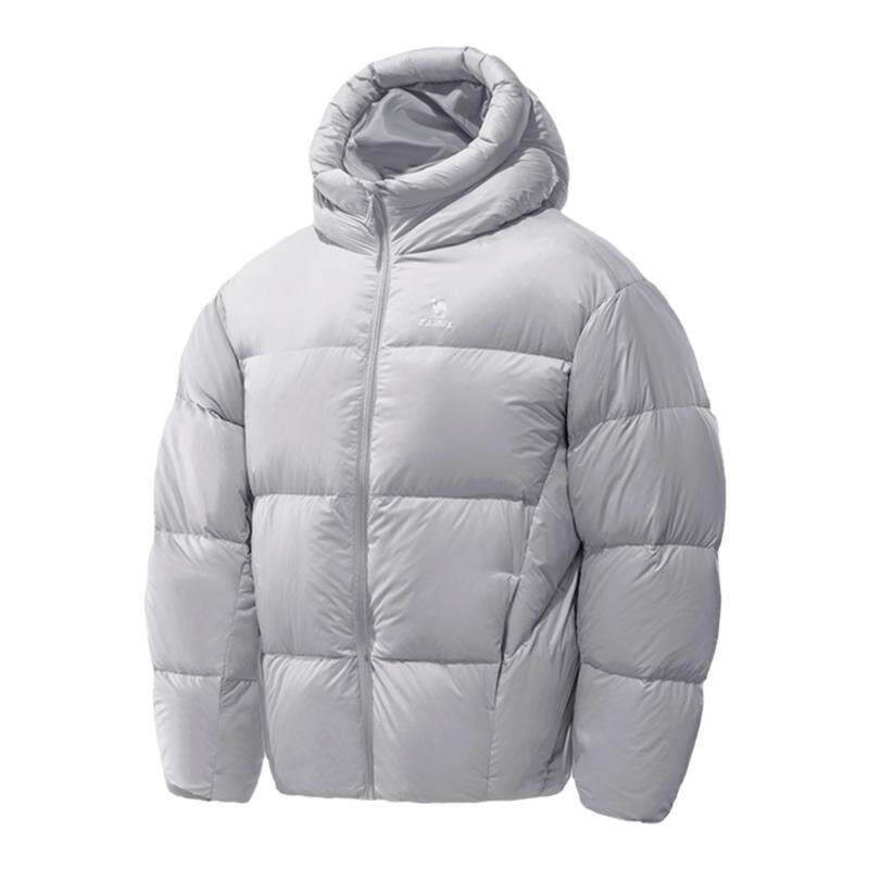 キャメル ダウンジャケット - 男女兼用 ショートウィンターコート