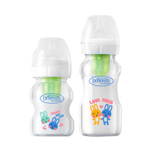 Dr. Brown's glass bottle baby newborn 0 to 6 months old or above, wide caliber anti-choking and anti-bloating bottle Dr. Brown's glass bottle baby newborn 0 to 6 months old or above, wide caliber anti-choking and anti-bloating bottle