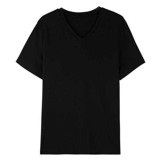 Clearance Basic House/Baijiahao solid color short-sleeved v-neck T-shirt for women basic style front shoulder inner base shirt
Clearance Basic House/Baijiahao solid color short-sleeved v-neck T-shirt for women basic style front shoulder inner base shirt