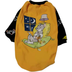 Pet candy color-blocking cat and mouse spring and autumn sweatshirt dog Pet candy color-blocking cat and mouse spring and autumn sweatshirt dog